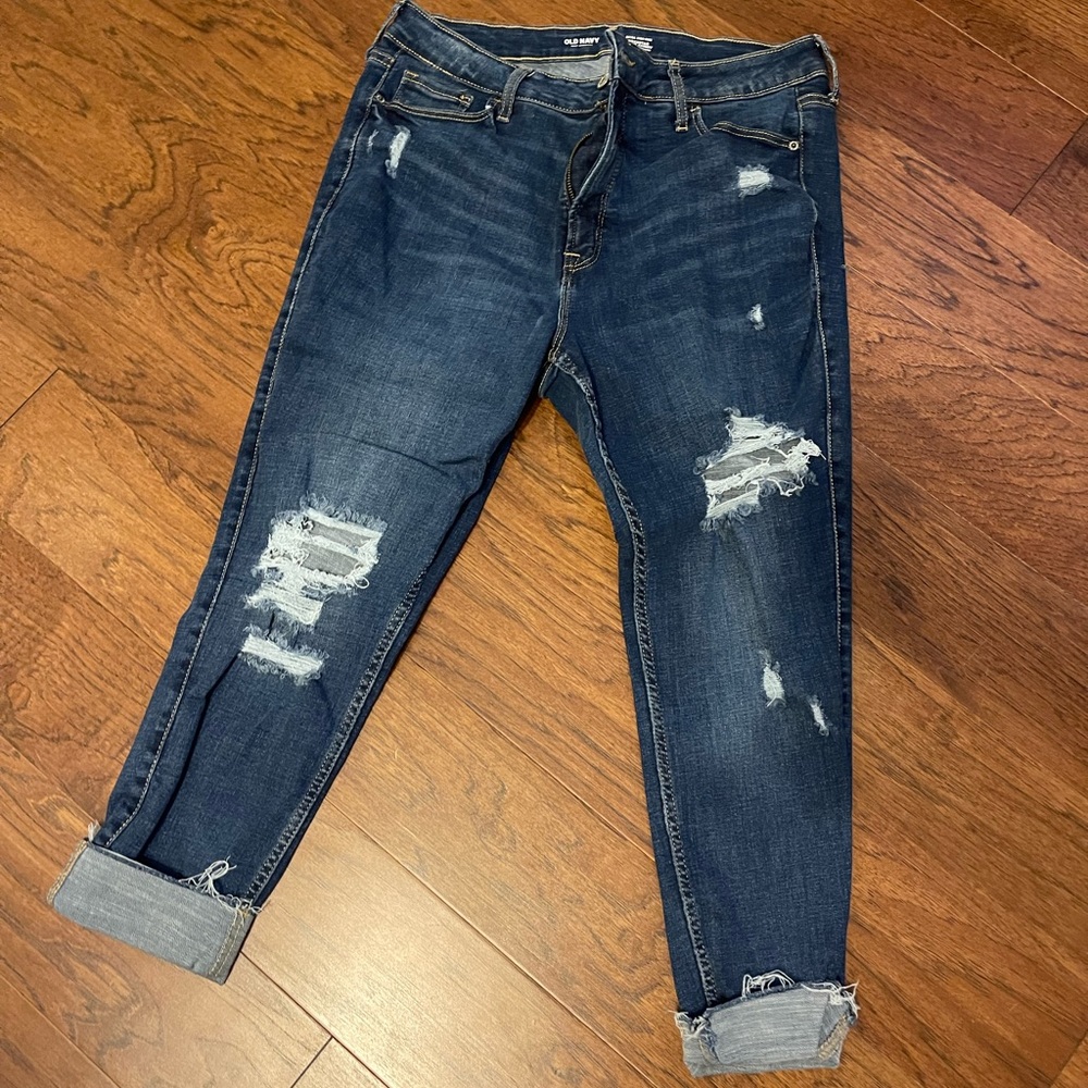 Old Navy High rise rockstar super skinny jeans